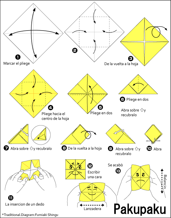  Pako Pako Origami Template Printable 